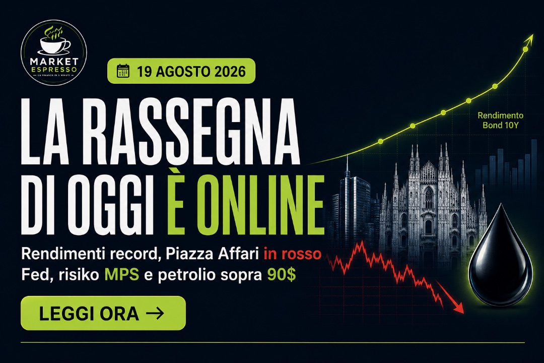 Grafica 1 della rassegna del Mercoledì 19 agosto 2026